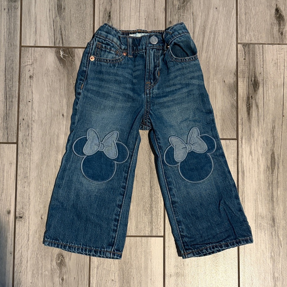 GAP Kids Denim Jeans with Bow Accents